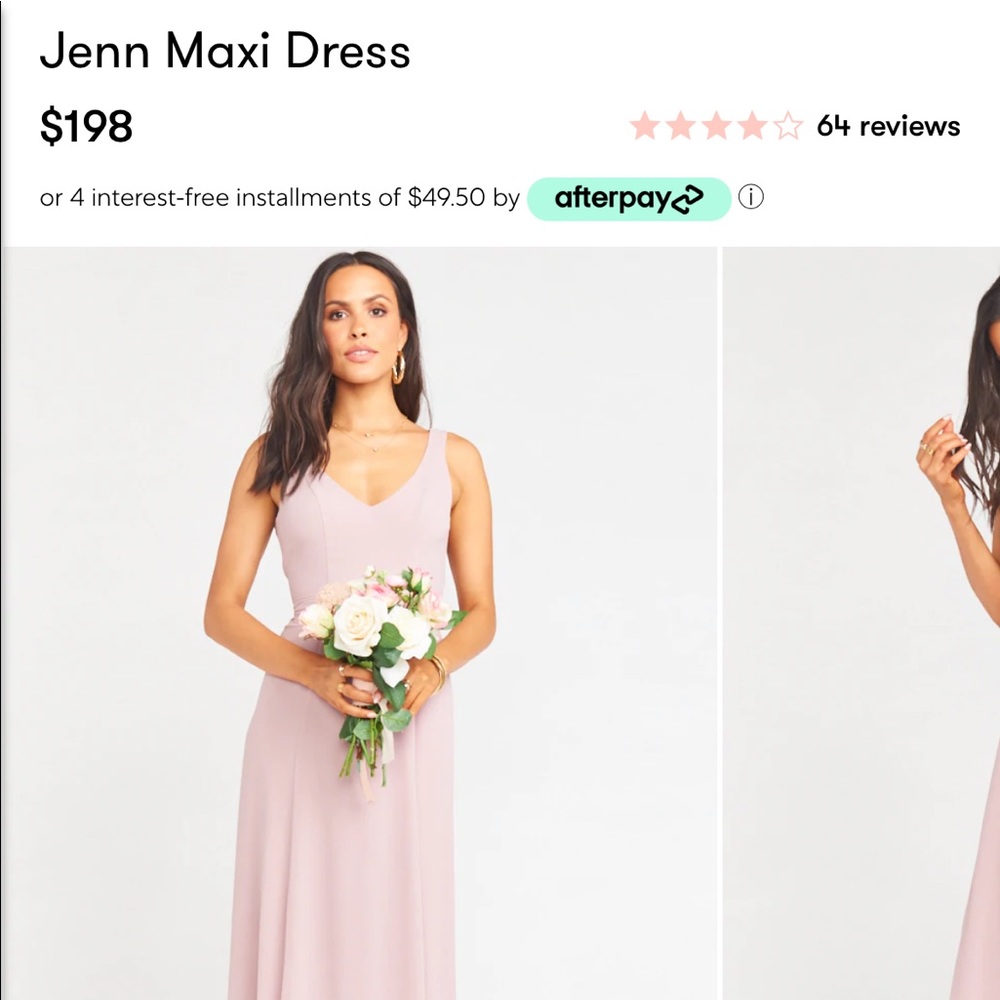 Jenn maxi dress in neutral mauve chiffon